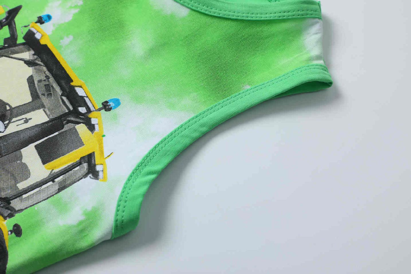 Chlapecké tílko Kugo DC9391 zelené